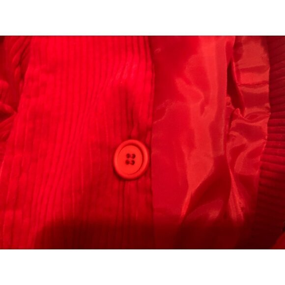 JP Collections Womans Blazer SZ 24 Vintage Red Corduroy Jacket Pockets Lined VGC - Picture 5 of 5